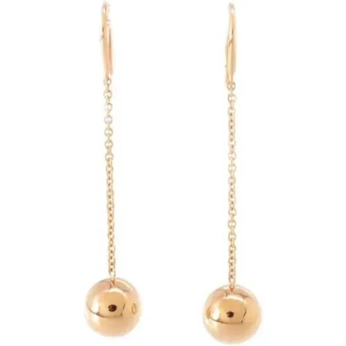 Pre-owned Jewellery, female, , Size: ONE SIZE Pre-owned Rose Gold earrings - Tiffany & Co. Pre-owned - Modalova