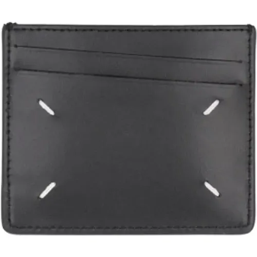 Leather Card Case Wallet , female, Sizes: ONE SIZE - Maison Margiela - Modalova