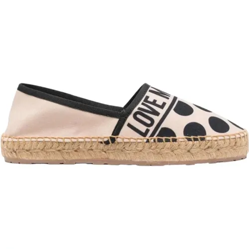 Stylische Espadrilles für Sommeroutfits , Damen, Größe: 38 EU - Love Moschino - Modalova