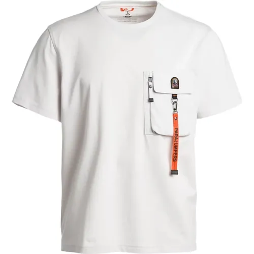 Urbaner Komfort: Kurzarm T-Shirt in Marineblau - Parajumpers - Modalova