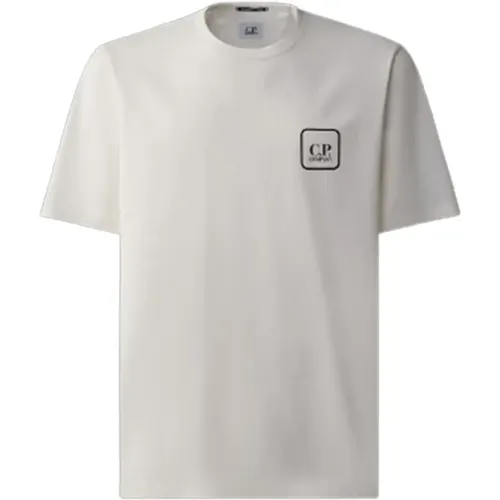 Metropolis Series Logo Graphic T-shirt , male, Sizes: XL, L, 2XL - C.P. Company - Modalova