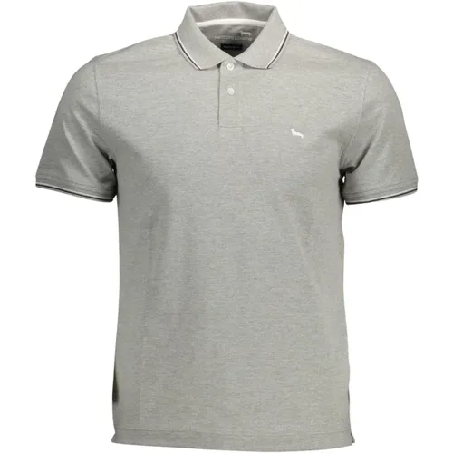 Cotton Polo Shirt with Contrasting Details and Logo Embroidery , male, Sizes: 2XL - Harmont & Blaine - Modalova