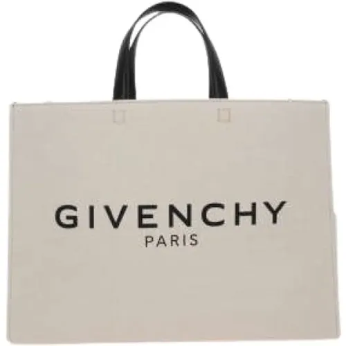 Canvas Tote Bag with Logo Print , female, Sizes: ONE SIZE - Givenchy - Modalova