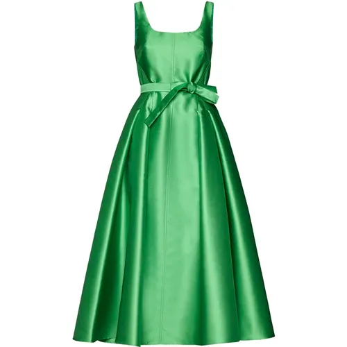 Elegantes Grünes Midi-Kleid - Blanca Vita - Modalova
