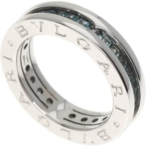 Pre-owned Jewellery, female, , Size: ONE SIZE Pre-owned White Gold rings - Bvlgari Vintage - Modalova