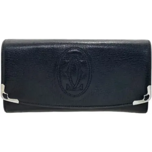 Pre-owned Wallets, female, , Size: ONE SIZE Pre-owned Leather wallets - Cartier Vintage - Modalova