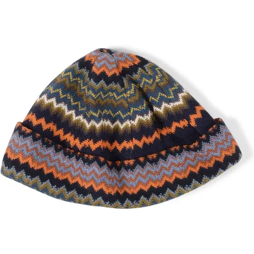 Beanies, female, , Size: ONE SIZE Wool Cotton Beanie - Missoni - Modalova