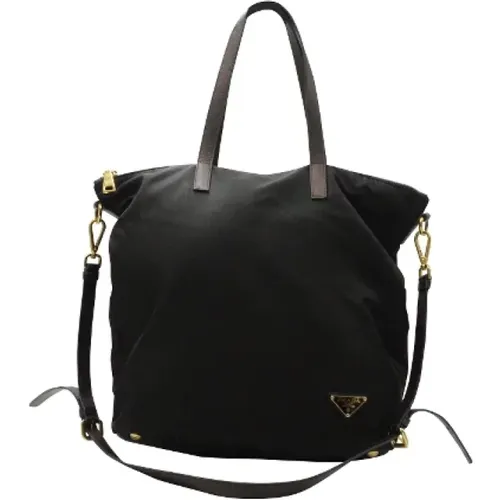 Pre-owned Tote Bags, female, , Size: ONE SIZE Pre-owned Nylon handbags - Prada Vintage - Modalova