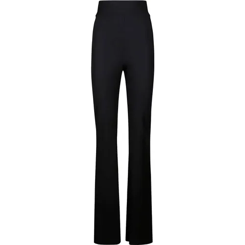 Wide Trousers, female, , Size: M Elegant Flared High Waist Pants - Chiara Boni - Modalova