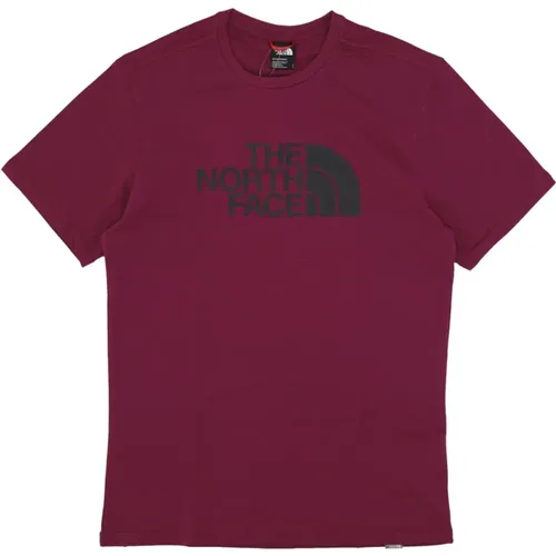 Boysenberry Kurzarm Crew Neck T-shirt , Herren, Größe: L - The North Face - Modalova