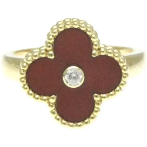 Pre-owned Jewellery, female, , Size: ONE SIZE Pre-owned Gold rings - Van Cleef & Arpels Pre-owned - Modalova