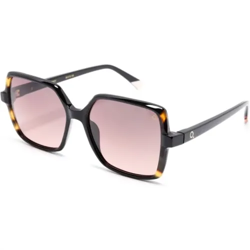 Schwarze Sonnenbrille für den täglichen Gebrauch , Damen, Größe: 55 MM - Etnia Barcelona - Modalova