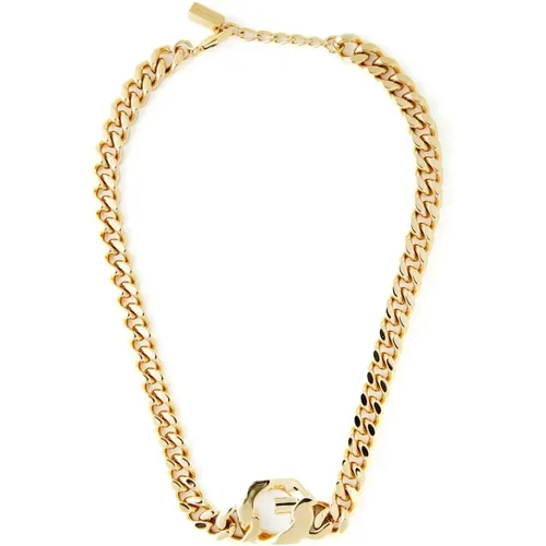 Necklaces, female, , Size: ONE SIZE Golden G Chain Logo Necklace - Givenchy - Modalova