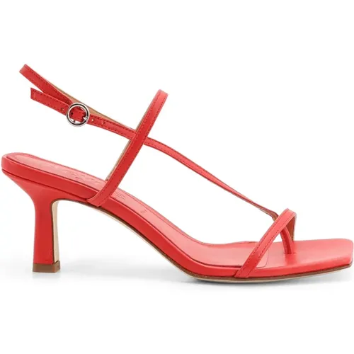 High Heel Sandals, female, , Size: 11 US Square Toe Sandals - aeyde - Modalova