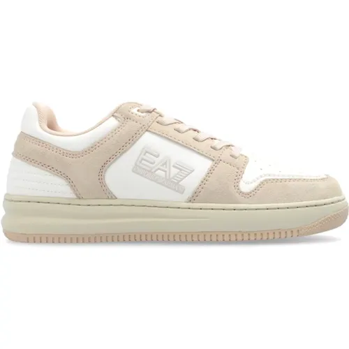 Sportschuhe mit Logo - Emporio Armani EA7 - Modalova