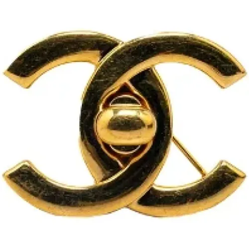 Pre-owned Jewellery, female, , Size: ONE SIZE Pre-owned Metal brooches - Chanel Vintage - Modalova