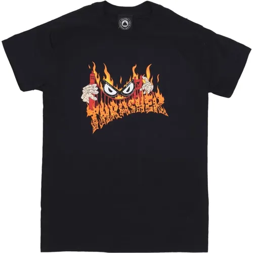 T-Shirts, unisex, , Size: M Neckface Mens Tee Shirt - Thrasher - Modalova