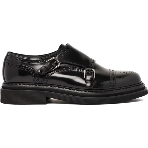 Loafers, male, , Size: 12 US Flat Shoes Elegant Style - Dolce & Gabbana - Modalova