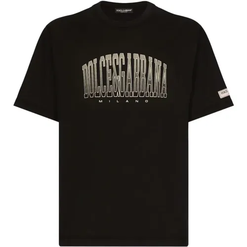 T-Shirts & Polos for Men , male, Sizes: M, L, S - Dolce & Gabbana - Modalova