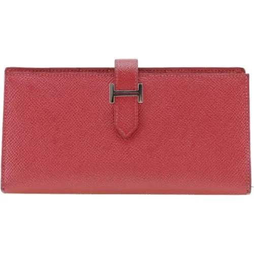 Pre-owned Leather wallets , female, Sizes: ONE SIZE - Hermès Vintage - Modalova