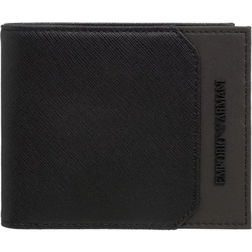 Wallets & Cardholders, male, , Size: ONE SIZE Minimalist Logo Wallet with Card Slots - Emporio Armani - Modalova