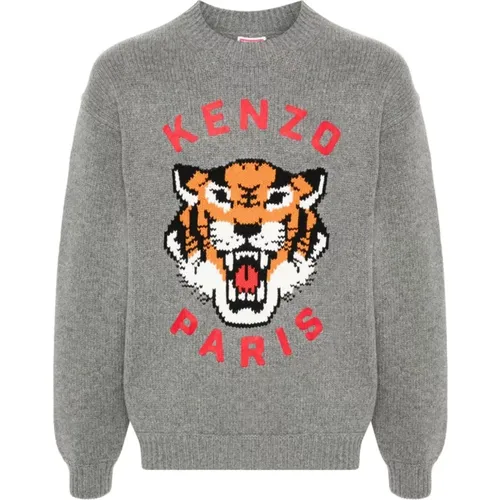 Grauer Sweatshirt Aw24 , Herren, Größe: XL - Kenzo - Modalova