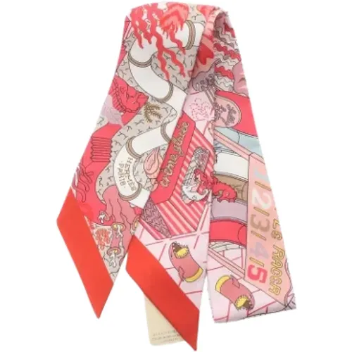 Pre-owned Canvas scarves , female, Sizes: ONE SIZE - Hermès Vintage - Modalova