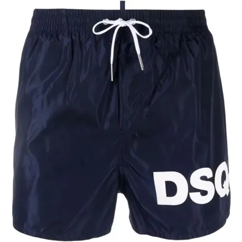 Casual Shorts, male, , Size: 2XS Stylish Boxer Shorts for Men - Dsquared2 - Modalova