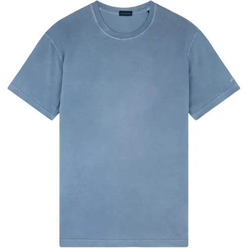 Avio Baumwoll-Jersey T-Shirt , Herren, Größe: L - PAUL & SHARK - Modalova