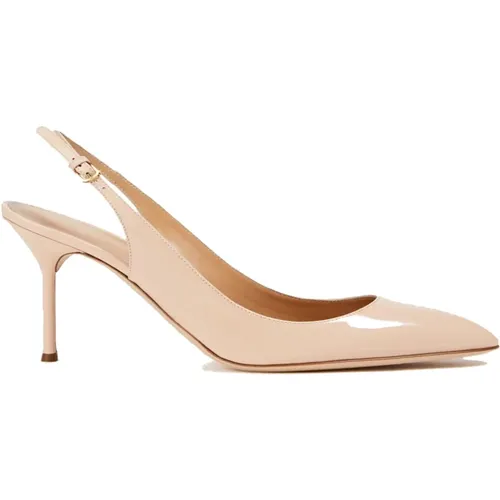 Leder Slingback Pumps - Sergio Rossi - Modalova