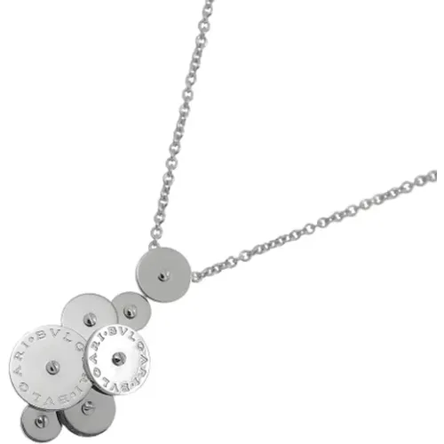 Pre-owned Jewellery, female, , Size: ONE SIZE Pre-owned White Gold necklaces - Bvlgari Vintage - Modalova