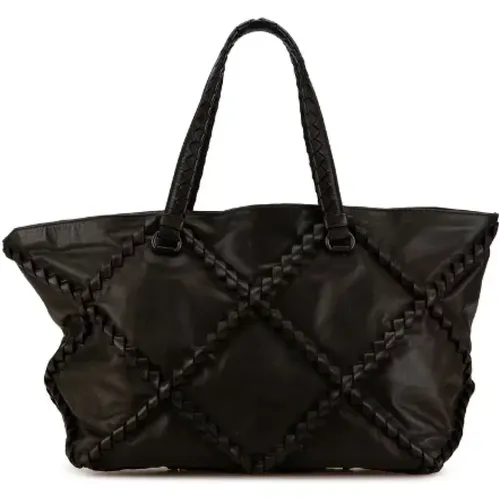 Pre-owned Tote Bags, female, , Size: ONE SIZE Pre-owned Leather handbags - Bottega Veneta Vintage - Modalova