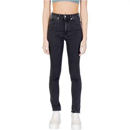 High Rise Skinny Jeans , Damen, Größe: W26 L30 - Calvin Klein Jeans - Modalova