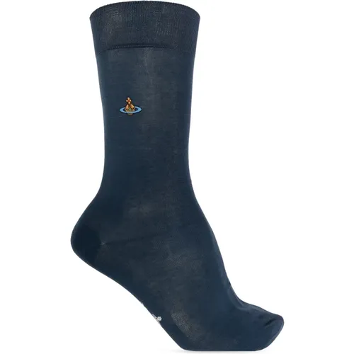 Socks, male, , Size: S Socks with logo - Vivienne Westwood - Modalova