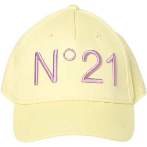 Embroidered Logo Visor Hat , female, Sizes: L - N21 - Modalova
