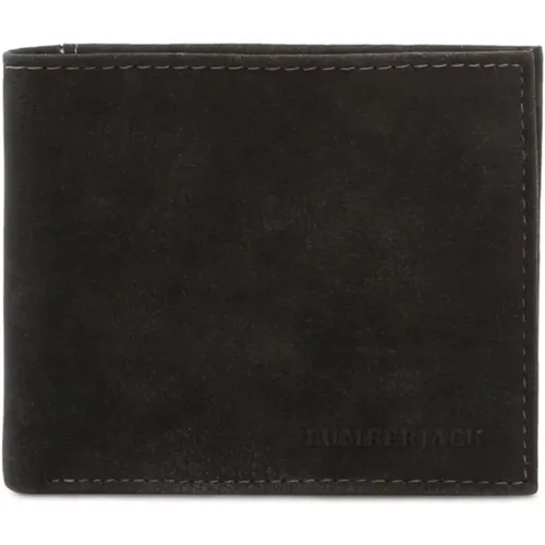 Mens Leather Wallet with Card Holder and Coin Purse , male, Sizes: ONE SIZE - Lumberjack - Modalova