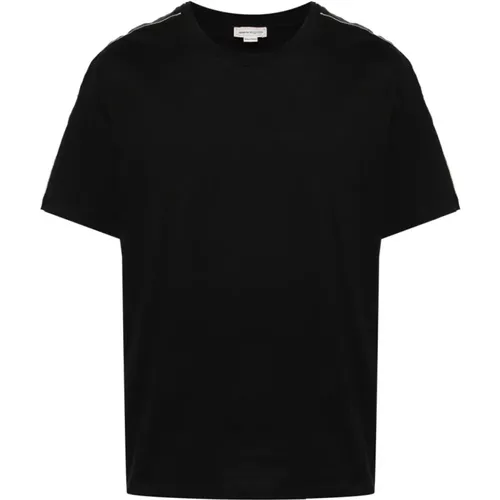 Schwarze T-Shirts Polos für Männer , Herren, Größe: L - alexander mcqueen - Modalova