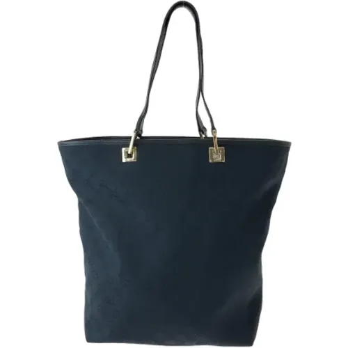 Pre-owned Tote Bags, female, , Size: ONE SIZE Pre-owned Canvas gucci-bags - Gucci Vintage - Modalova