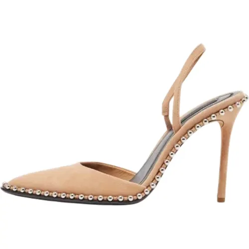 Pre-owned Suede heels , female, Sizes: 4 1/2 UK - Alexander Wang Pre-owned - Modalova