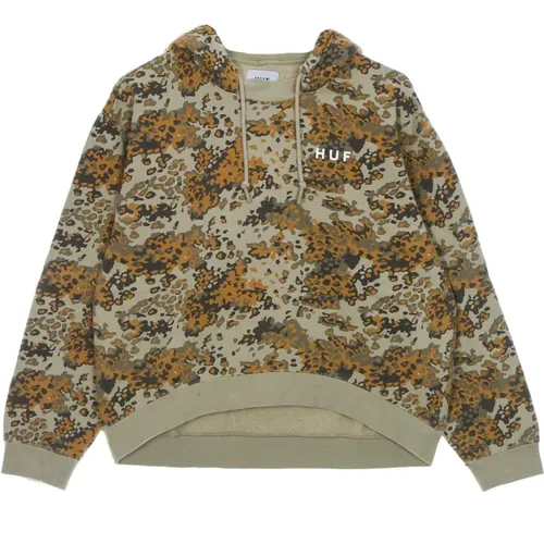 Hoodies, female, , Size: XS Camo Print Mockneck Hoodie Womens - HUF - Modalova