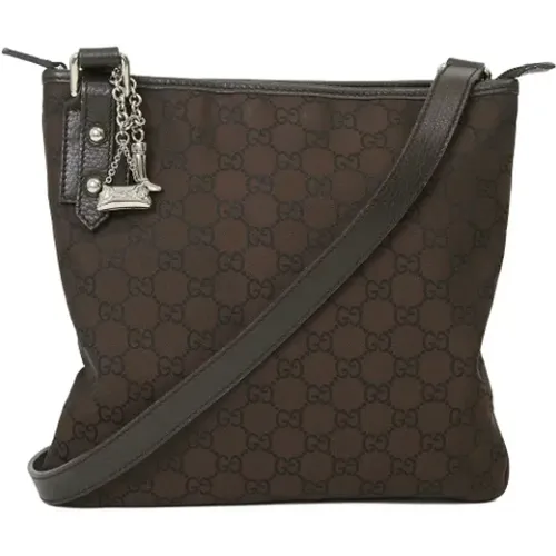 Pre-owned Cross Body Bags, female, , Size: ONE SIZE Pre-owned Canvas gucci-bags - Gucci Vintage - Modalova