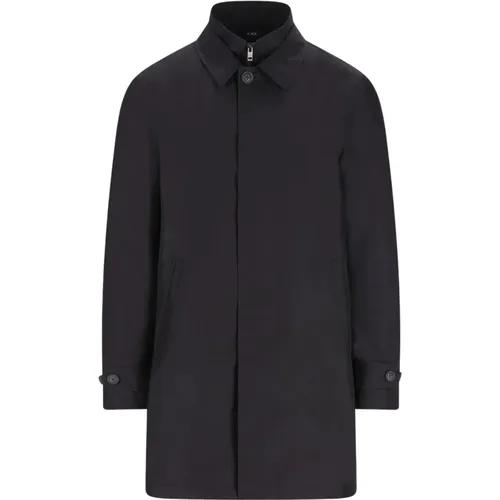 Single-Breasted Coats, male, , Size: XL Morning Coat - Fay - Modalova