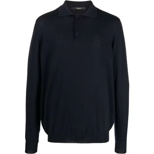 Blauer Cashmere Polo-neck Sweatshirt - Billionaire - Modalova