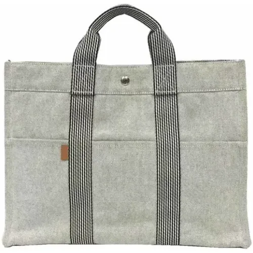 Pre-owned Tote Bags, female, , Size: ONE SIZE Pre-owned Cotton totes - Hermès Vintage - Modalova