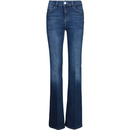 Blaue Flare Jeans , Damen, Größe: W26 - Liu Jo - Modalova