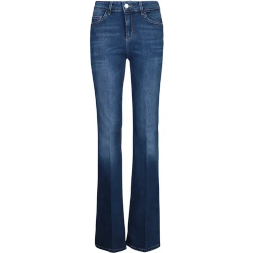 Blaue Flare Jeans , Damen, Größe: W29 - Liu Jo - Modalova