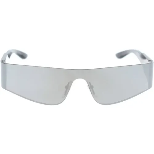 Bb0041S 002 Sonnenbrille mit Vollglas , unisex, Größe: ONE Size - Balenciaga - Modalova
