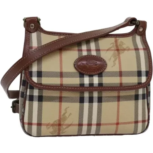 Pre-owned Cross Body Bags, female, , Size: ONE SIZE Pre-owned Leather shoulder-bags - Burberry Vintage - Modalova