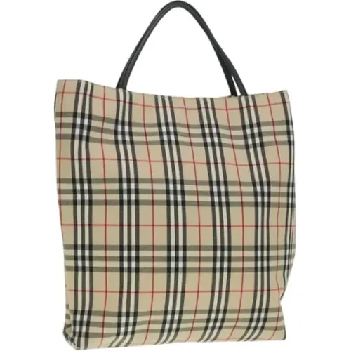 Pre-owned Tote Bags, female, , Size: ONE SIZE Pre-owned Canvas handbags - Burberry Vintage - Modalova