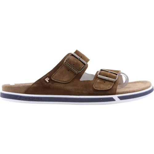 Stylish Summer Sliders , male, Sizes: 8 UK, 9 UK, 11 UK - Floris van Bommel - Modalova